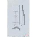 G 4940, Plan, section, and elevation of north niche