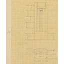 G 2150, Plan and section of E face, N niche