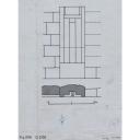 G 2150, Plan and elevation of niche