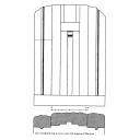 G 2370, Plan and elevation of false door