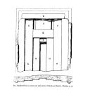 G 2370, Elevation and plan of W wall, false door