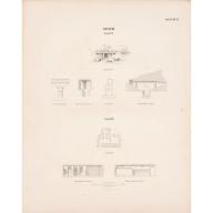 Plans, sections, and drawings of G 8090 and G 9700