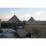 Site: Giza; View: Khufu pyramid, Khafre pyramid