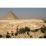 Site: Giza; View: Sphinx, Khufu pyramid