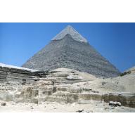 Site: Giza; View: Khafre Pyramid
